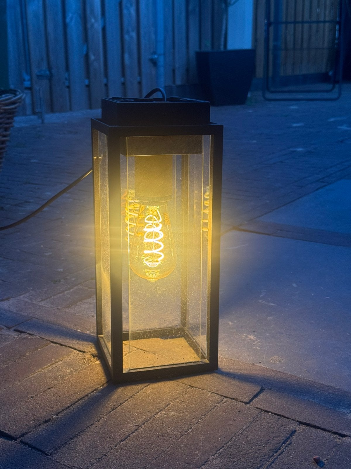 Nieuwe Lucide Laurens buitenlampen - 2 stuks, Tuin en Terras, Ophalen, Staal, Minder dan 50 watt, Wandlamp