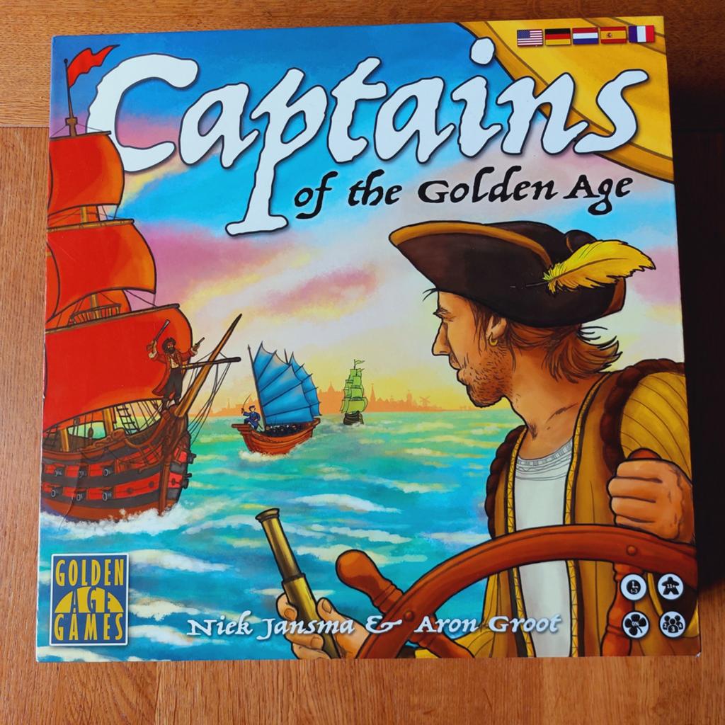 Captains of the Golden Age: Handel en Piraterij, Hobby en Vrije tijd, Gezelschapsspellen | Bordspellen, Drie of vier spelers, Ophalen of Verzenden