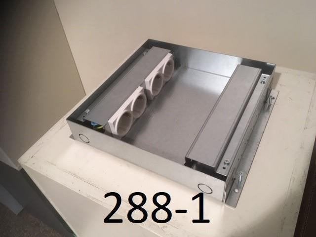 288. Vloercontactdoos Vloerdoos Servicebox aansluitzuil, Ophalen of Verzenden, Nieuw