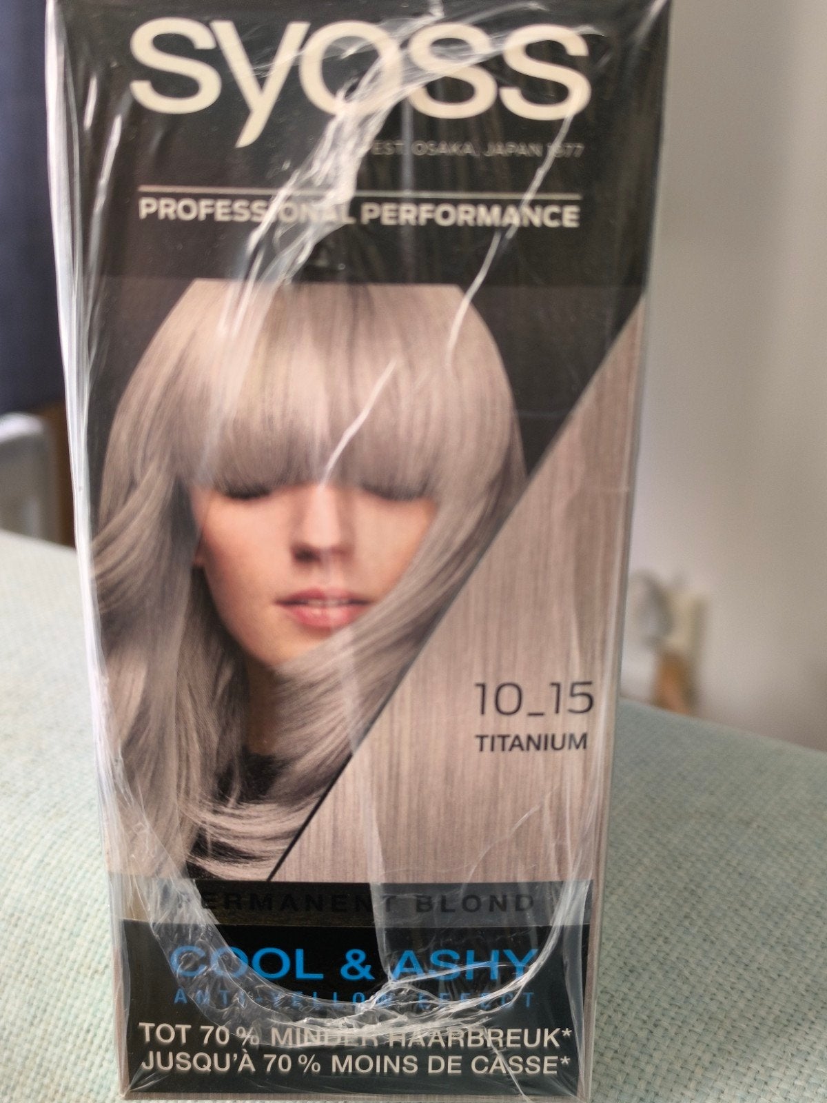 Syoss Permanent Blond 10_15 Titanium Haarverf (3 stuks), Ophalen, Nieuw, Overige typen