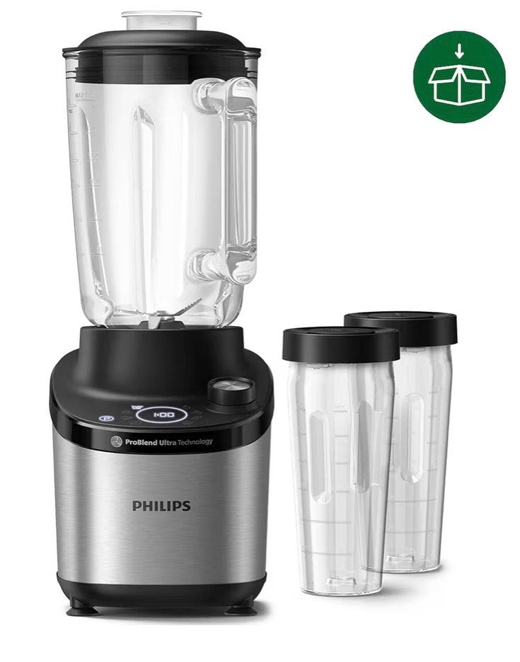 Nieuw/geseald Philips Blender 1500 Watt 2 Liter HR3760/10, Ophalen of Verzenden, Nieuw, Blender