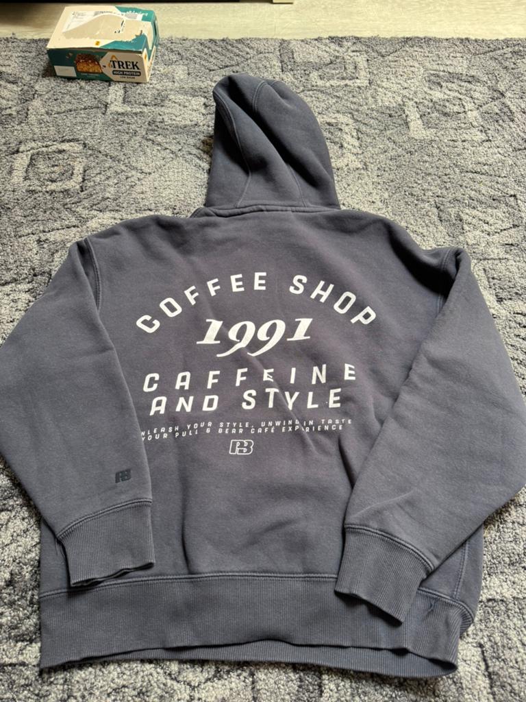 Pull and bear hoodie, Ophalen of Verzenden, Gedragen, Maat 46 (S) of kleiner, Grijs