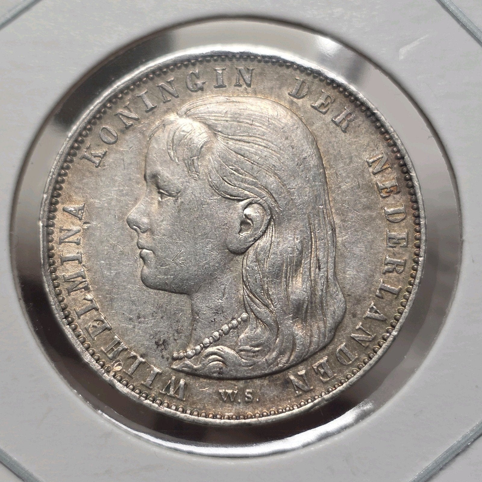 1 gulden 1892 Nederland, 1 gulden, Verzenden, Zilver, Koningin Wilhelmina