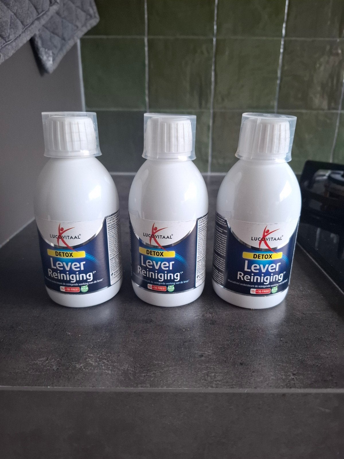 3 flesjes lever reiniging lucovitaal, Ophalen of Verzenden, Nieuw, Poeder of Drank