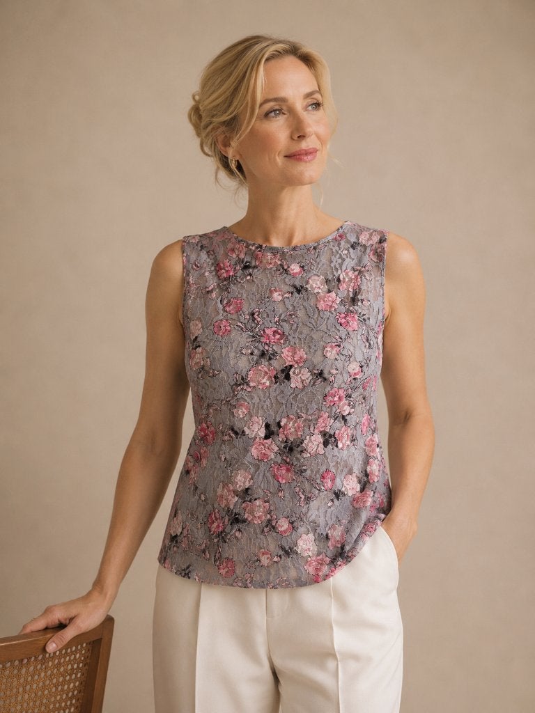Anne Fontaine top, Maat 38/40 (M), Verzenden, Zo goed als nieuw, Zonder mouw