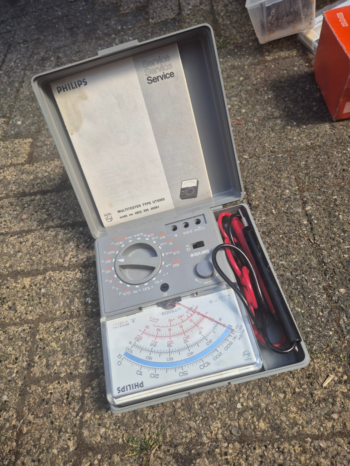 Philips Multitester Type UT5003 met handleiding, Ophalen of Verzenden