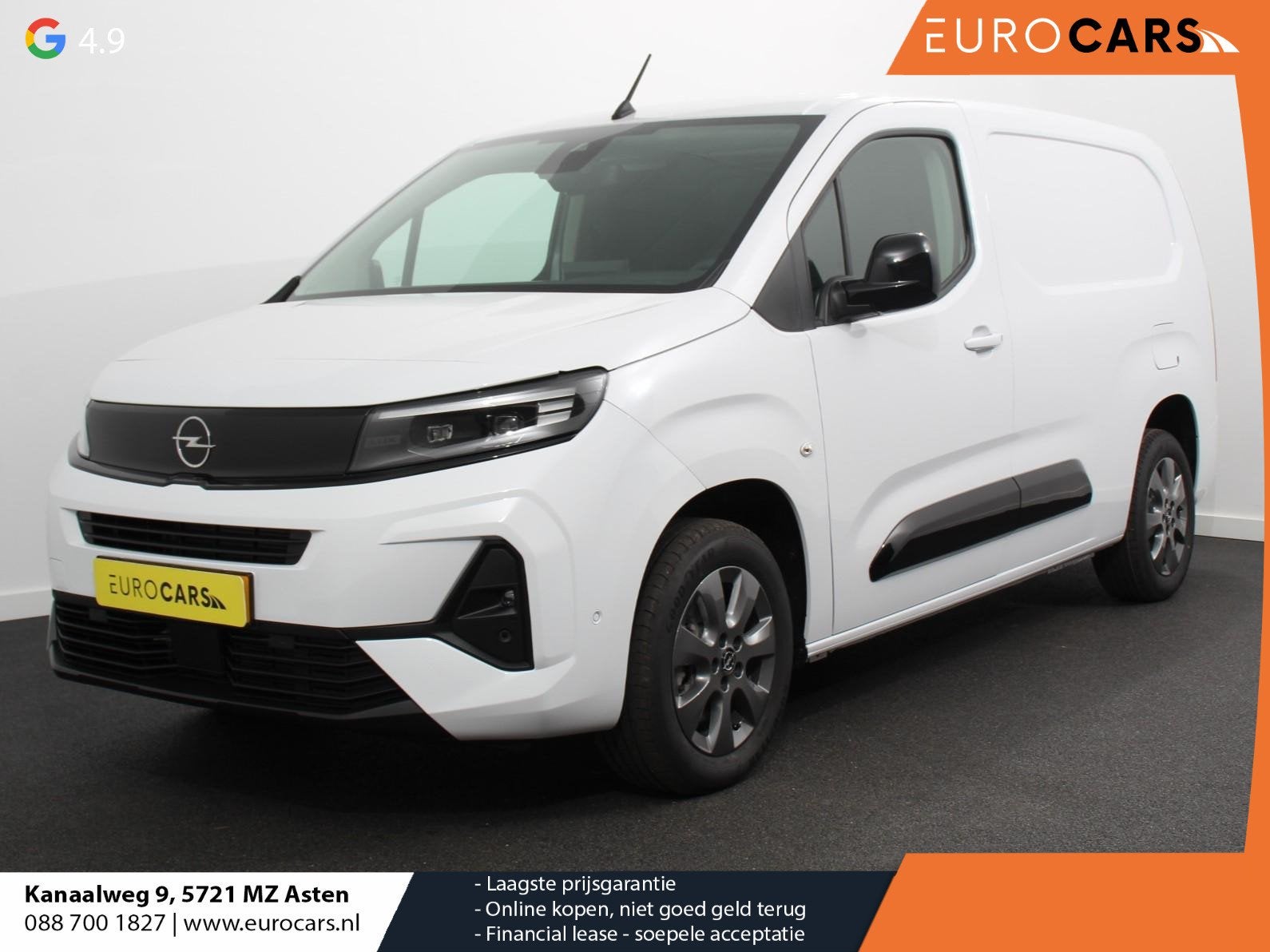 Opel Combo 1.5 BlueHDi 130PK L2 Automaat Apple Carplay / And, Auto's, Bestelauto's, Stof, Gebruikt, 4 cilinders, Wit