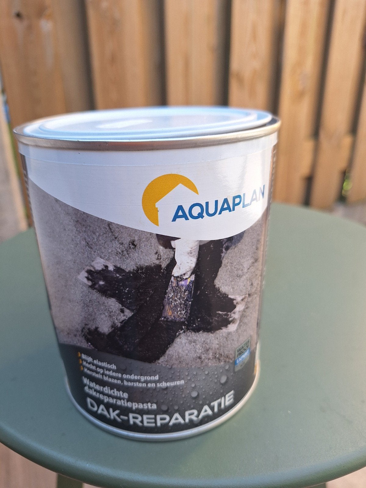 Aquaplan Waterdichte Dakreparatiepasta - Nieuw, Ophalen of Verzenden, Zwart, Overige materialen, 15 m² of meer