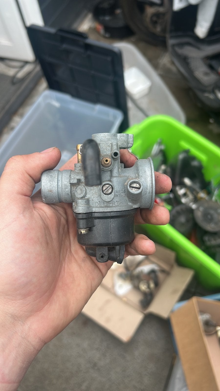 Dellorto 12 mm PHBN, Fietsen en Brommers, Verzenden, Zo goed als nieuw, Carburateur