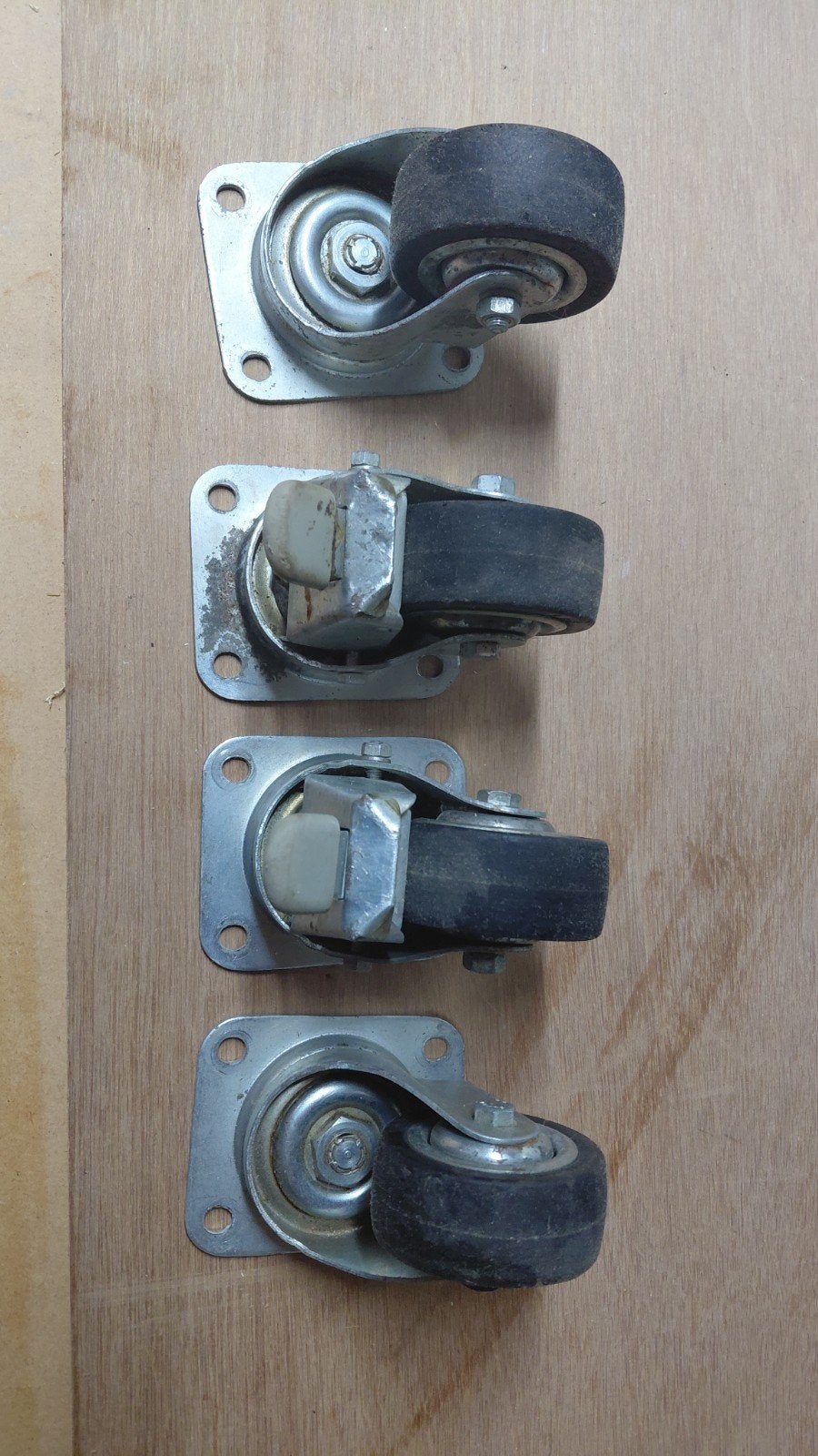 4 degelijke zwenkwielen, Ophalen of Verzenden, Gebruikt