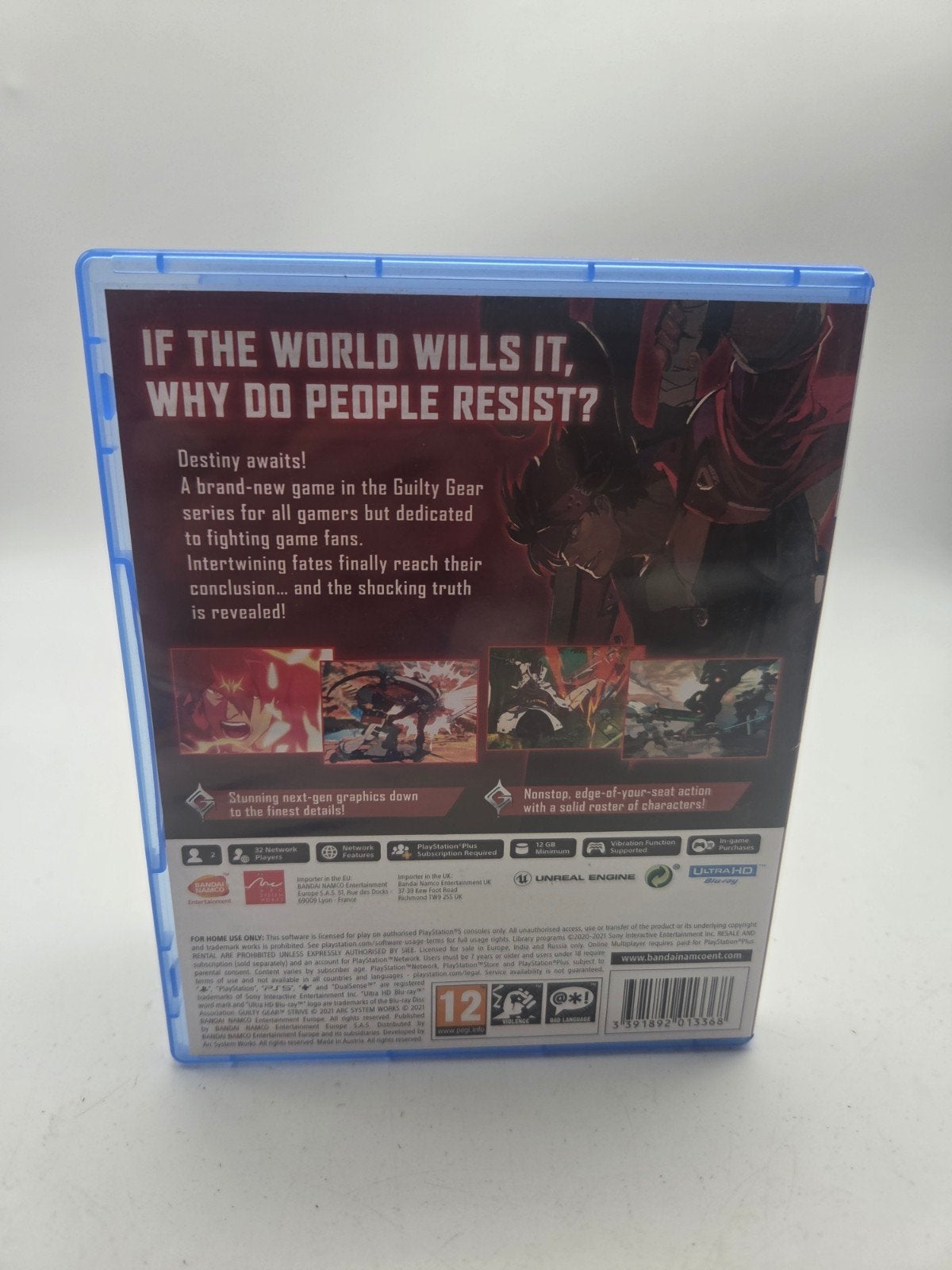 Guilty Gear Strive PS5 - Vechtgame met Next-Gen Graphics, Online, Vechten, Support@bandainamcoent.eu, 2-14-1, Nihonbashi, Chuo-ku, Tokyo, Japan