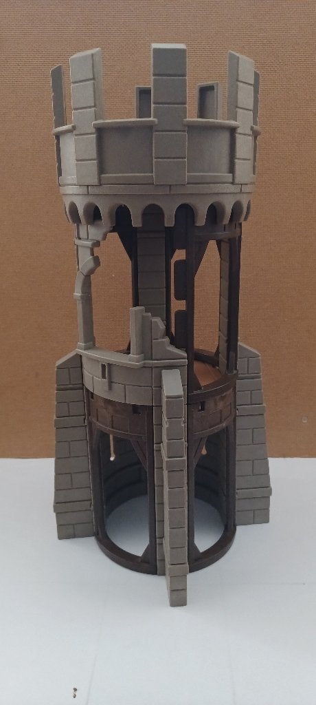 playmobil kasteel rondtoren ruine, Ophalen of Verzenden, Gebruikt, Complete set, Kasteel/Fort
