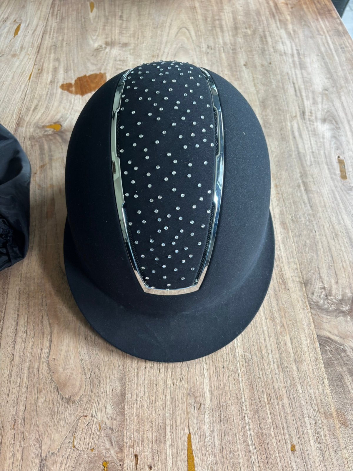 Zo goed als nieuw: cap met glitters/steentjes, Verzenden, Zo goed als nieuw, Dressuur