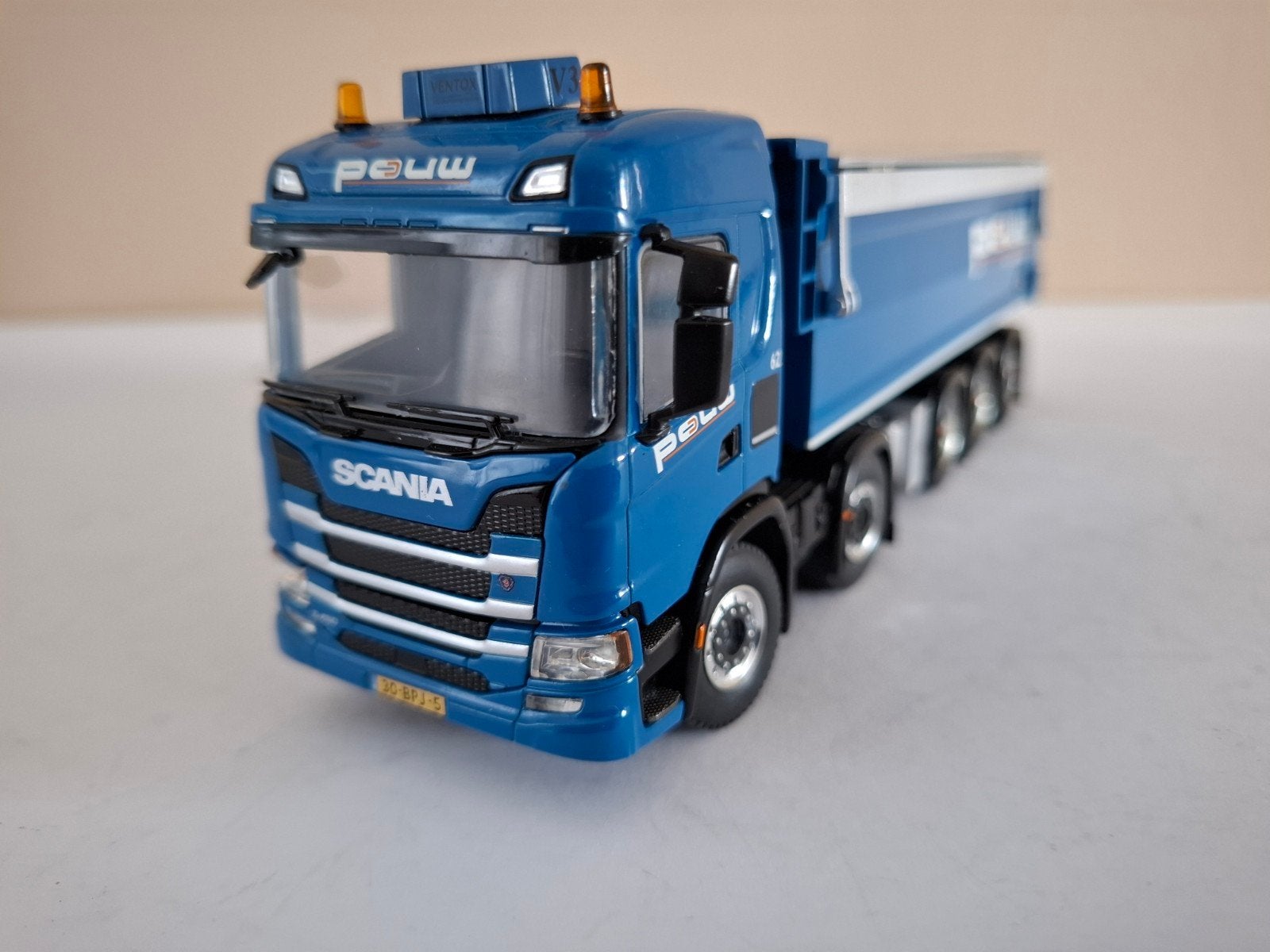 scania R kipper van POUW Utrecht van wsi., Hobby en Vrije tijd, Ophalen of Verzenden, Nieuw, Bus of Vrachtwagen, Wsi