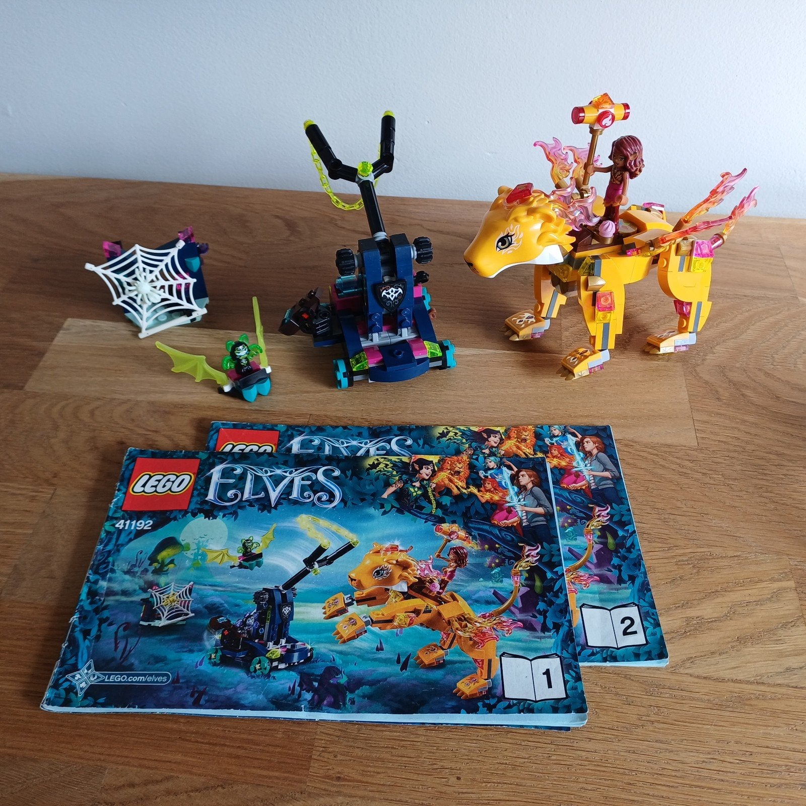 Lego Elves 41192 Azari en de vangst van de vuurleeuw complee, Compleet, Gebruikt, Overige thema's, Lego
