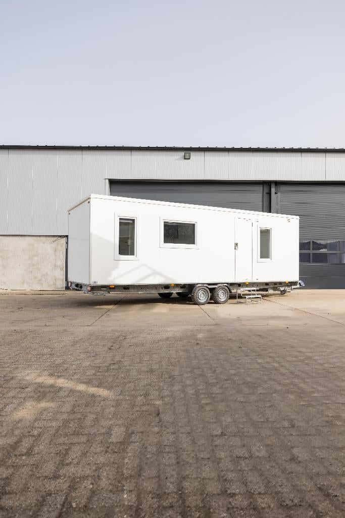 Mobiele woonunit 730 cm vloerverwarming, Ophalen