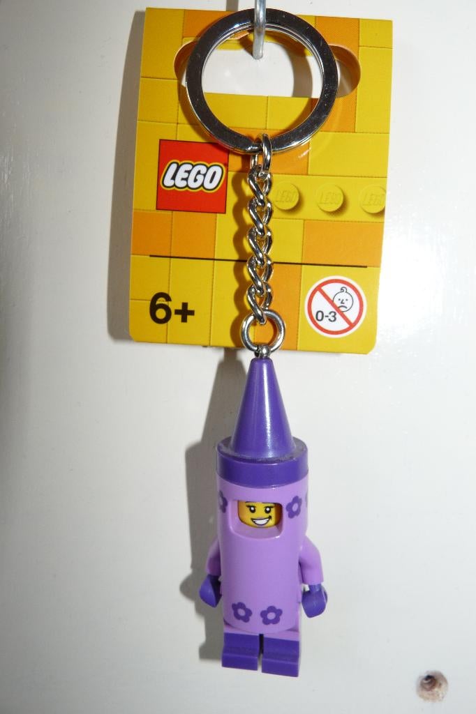 nieuw Lego sleutelhanger 853995 Krijtjesmeisje, Ophalen of Verzenden, Nieuw, Complete set, Lego
