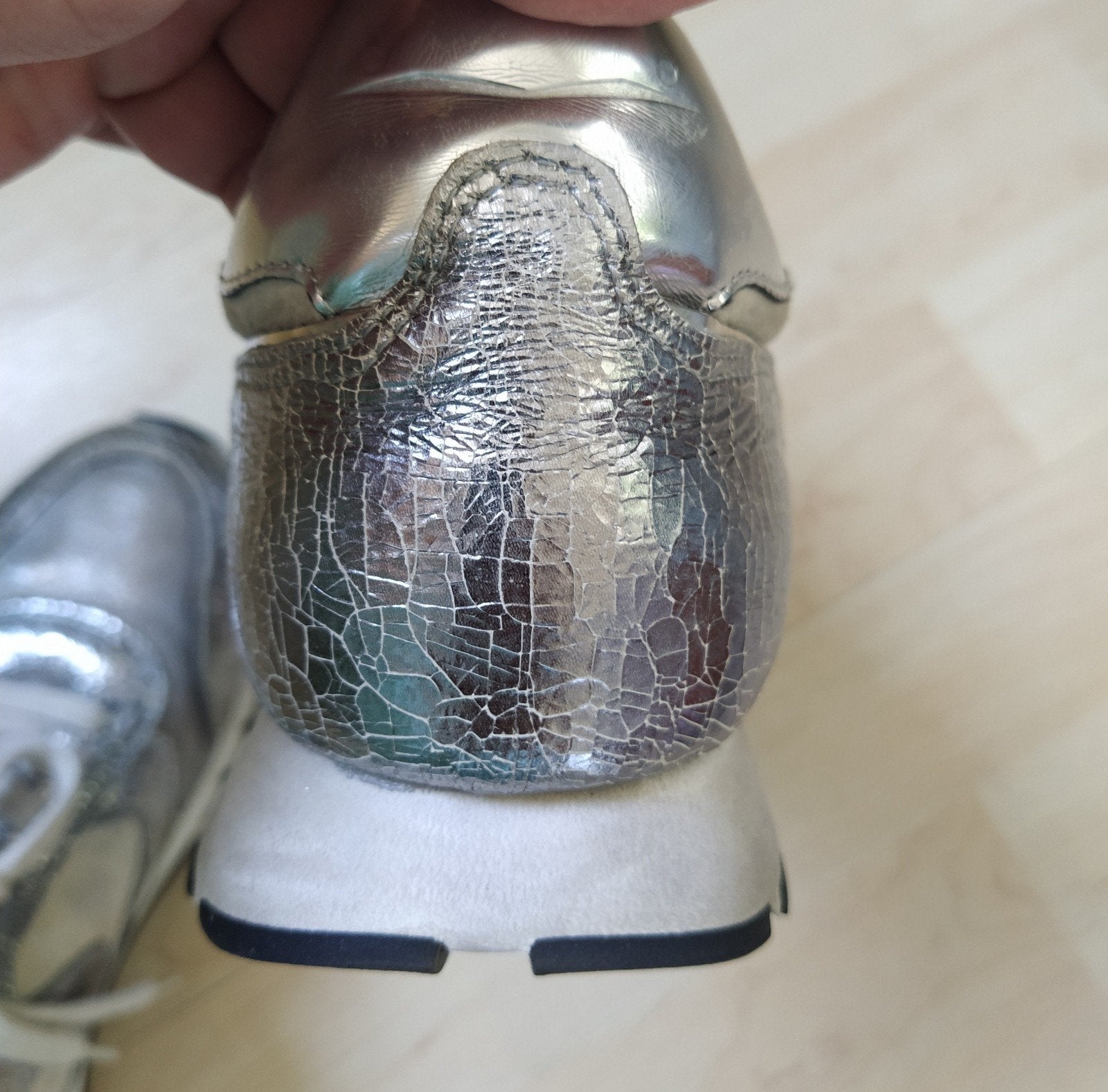 NIEUW!! Voile Blanche leren sneakers VAN 209 VOOR 55 EURO!, Voile Blanche, Beige, Nieuw, Ophalen of Verzenden