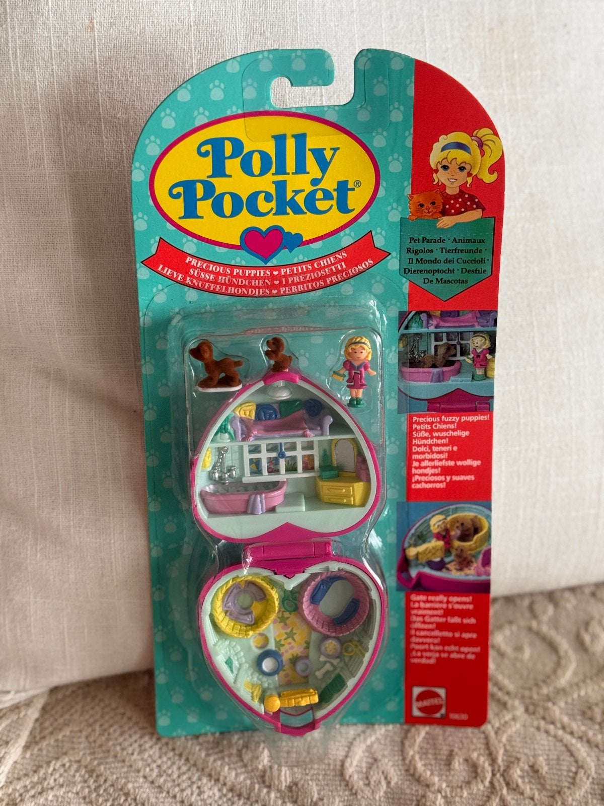 Vintage Polly Pocket Precious Puppies 1993 NIEUW SEALED, Ophalen of Verzenden, Zo goed als nieuw
