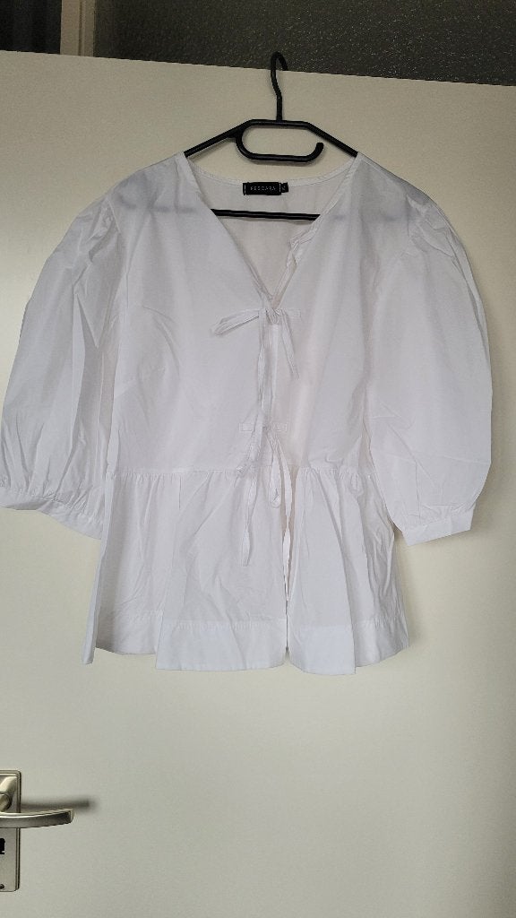 Witte wijde blouse mt.XL, Wit, Maat 46/48 (XL) of groter, Pescara, Ophalen of Verzenden