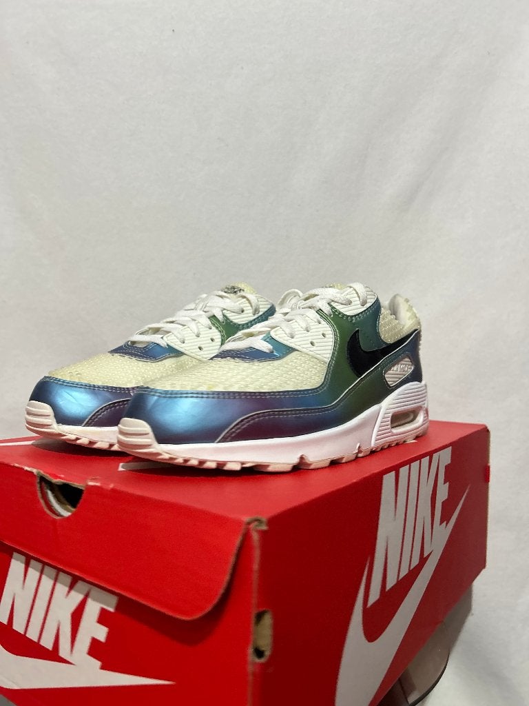 ALS NIEUW! Maat 45 - Nike Air Max 90 Bubble Pack White, Verzenden, Wit, Nike, Nike