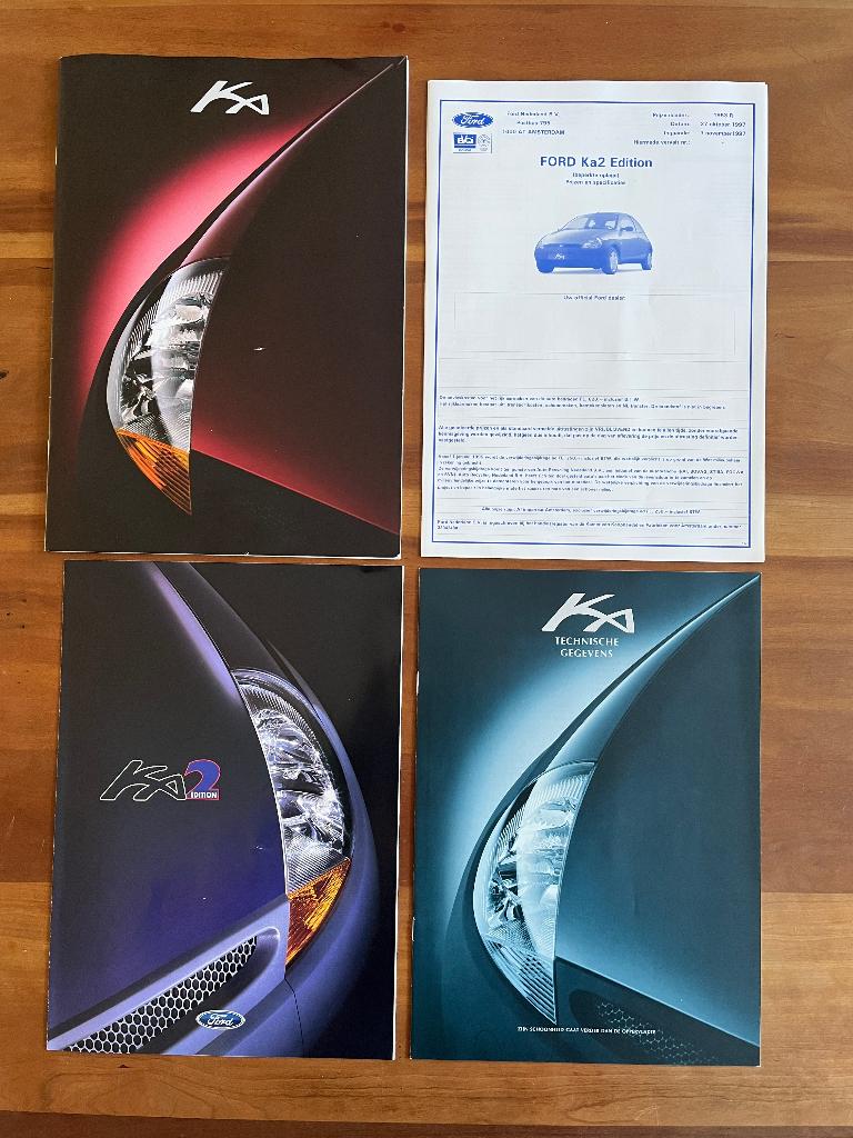 Ford Ka  en Ka 2 Edition prijzen en specificaties 1997, Ophalen of Verzenden, Zo goed als nieuw, Algemeen