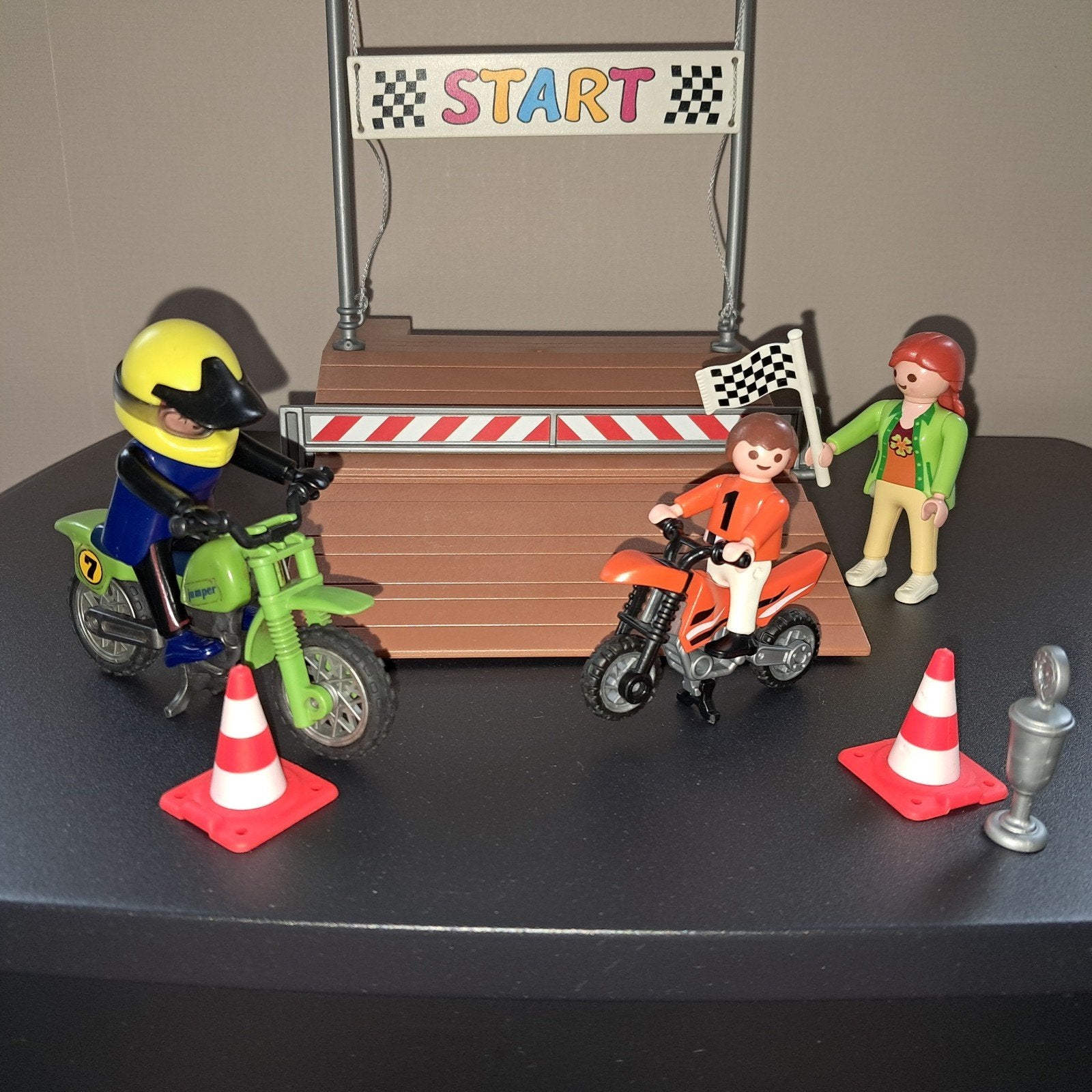 Playmobil motor cross set, zie foto, Ophalen of Verzenden