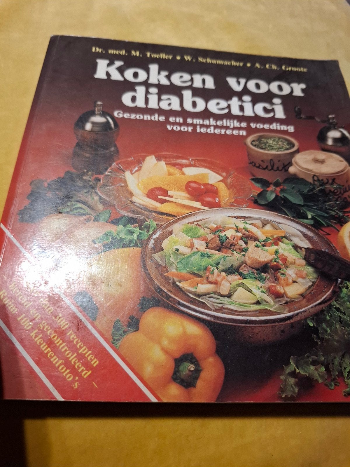 Koken voor diabetici - Gezonde en smakelijke voeding, Voorgerechten en Soepen, Ophalen of Verzenden, Zo goed als nieuw, Gezond koken