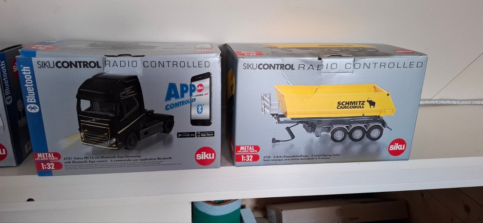 Siku Control 32 Volvo FH16 vrachtwagen met kieptrailer, Ophalen of Verzenden, Zo goed als nieuw, Afstandsbediening