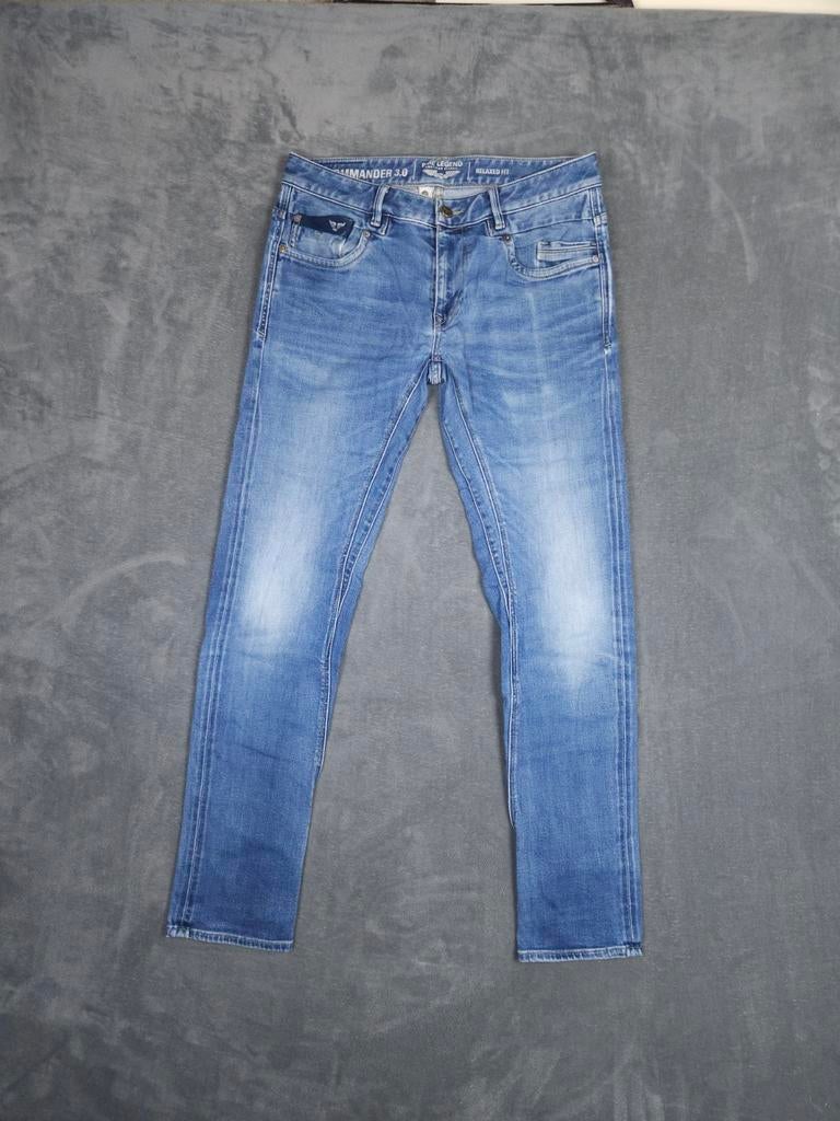 Pme Legend Broek Commander 3.0 W33 L34 Relaxed Fit Blauw, Blauw, ., Ophalen of Verzenden, Zo goed als nieuw