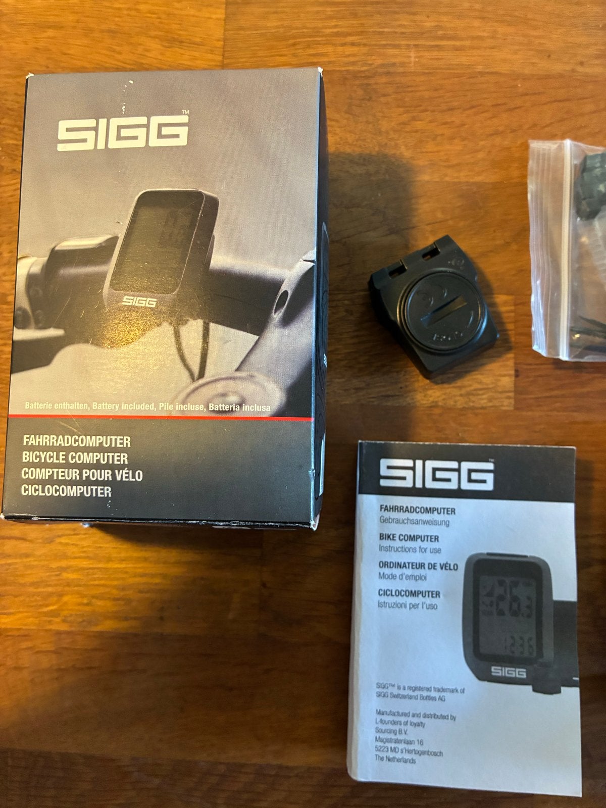 SIGG Swiss Fietscomputer - Nieuw in doos, Ophalen of Verzenden, Snelheidssensor, Nieuw