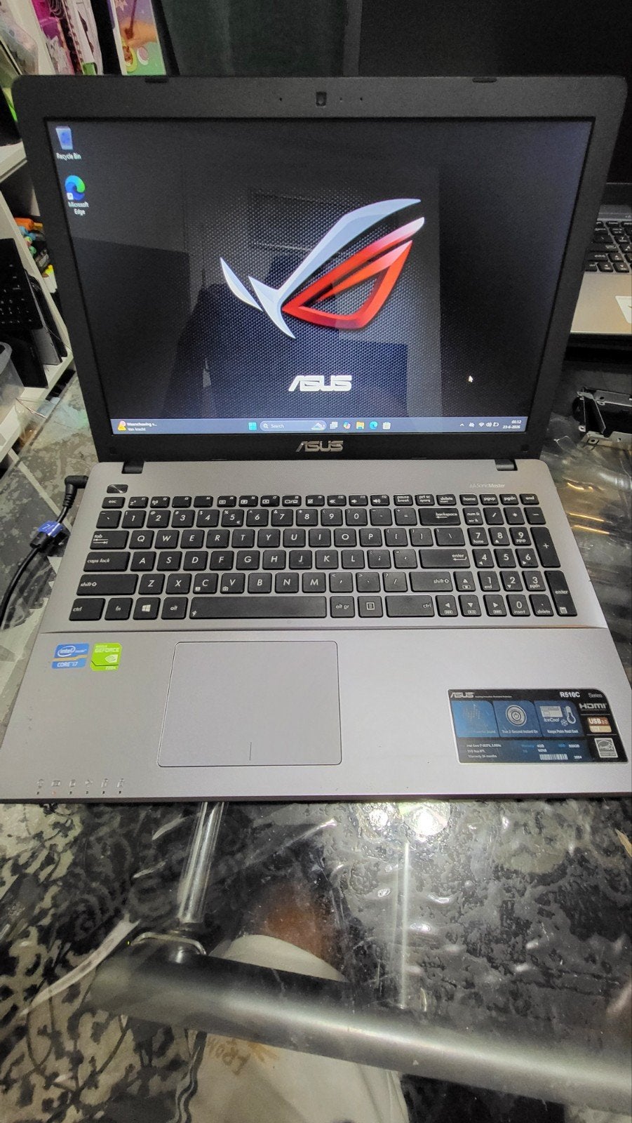Laptop asus R510C-i7, 15 inch, 8 GB, Ophalen of Verzenden, Zo goed als nieuw