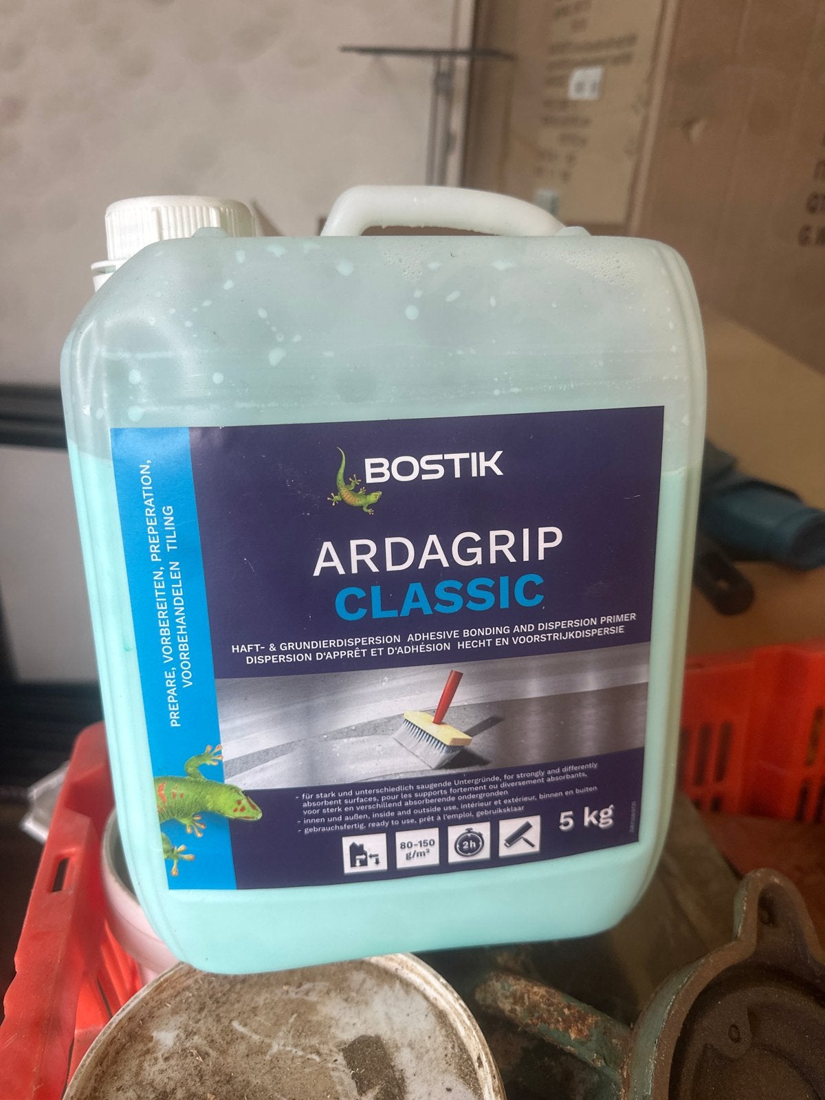 Bostik Ardagrip Classic Hecht- & Voorstrijkdispersie 4kg, Bostik, Nieuw, Ophalen of Verzenden, Bostik