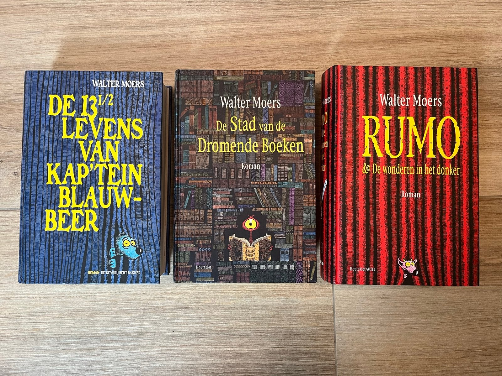 Walter Moers - Complete Nederlandstalige Set (3 boeken), Ophalen of Verzenden, Gelezen, Nederland