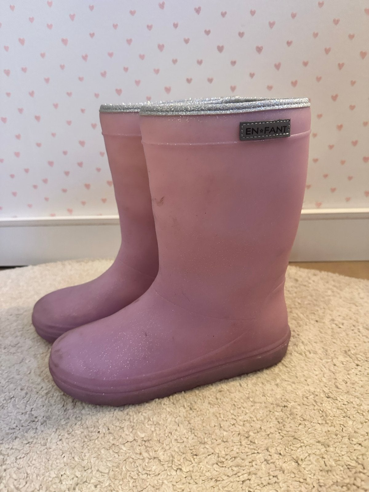 EN FANT Roze Glitter Laarzen - Maat 35, Verzenden, Gebruikt, Meisje, Laarzen