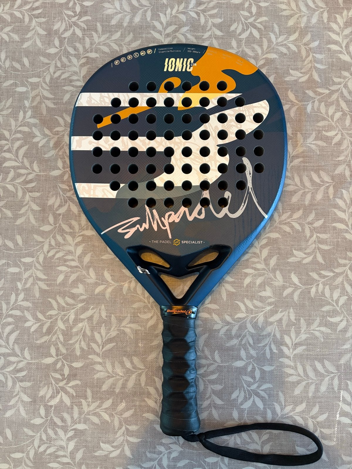 Bullpadel Ionic Control Padel Racket, Ophalen of Verzenden, Gebruikt, Padelracket