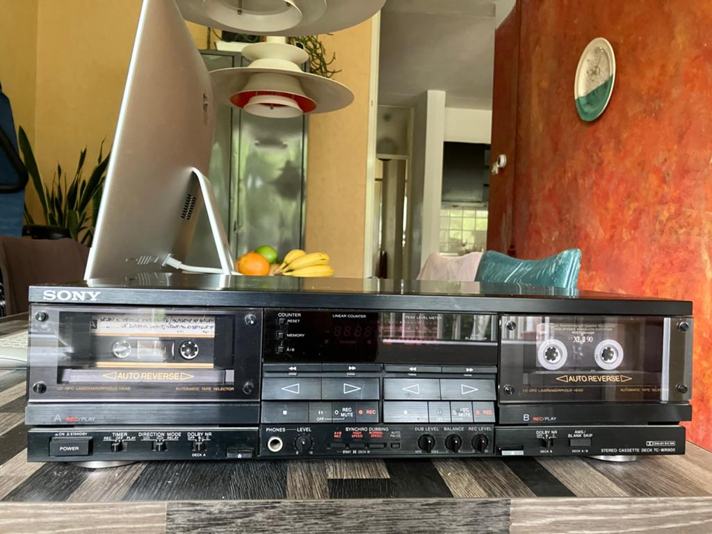 Sony TC-WR 900 Dubbel Cassette Deck - High-End Vintage, Audio, Tv en Foto, Cassettedecks, Ophalen, Dubbel, Sony, Auto-reverse