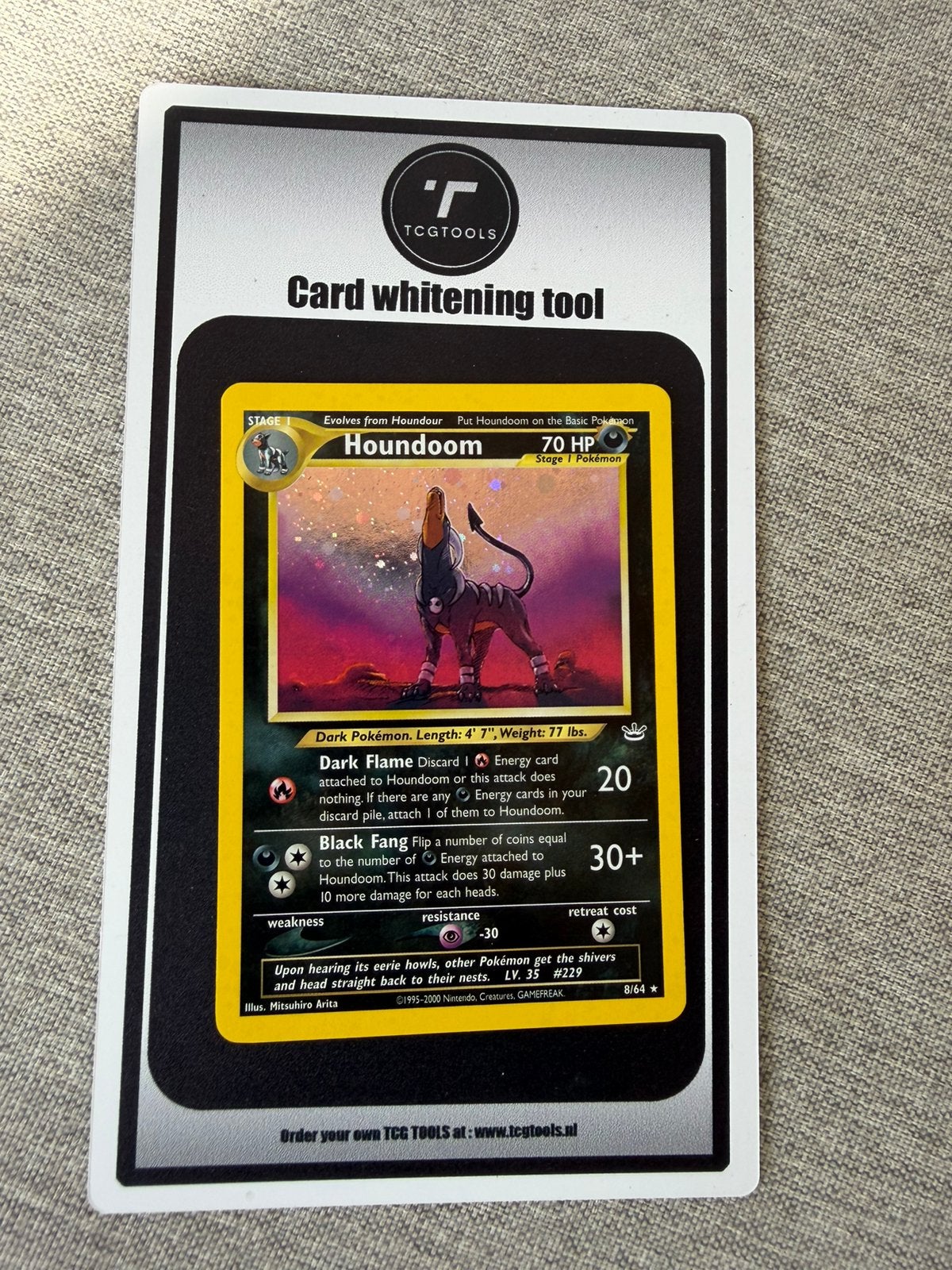 Houndoom 8/64 Neo Revelation NM, Ophalen of Verzenden, Zo goed als nieuw