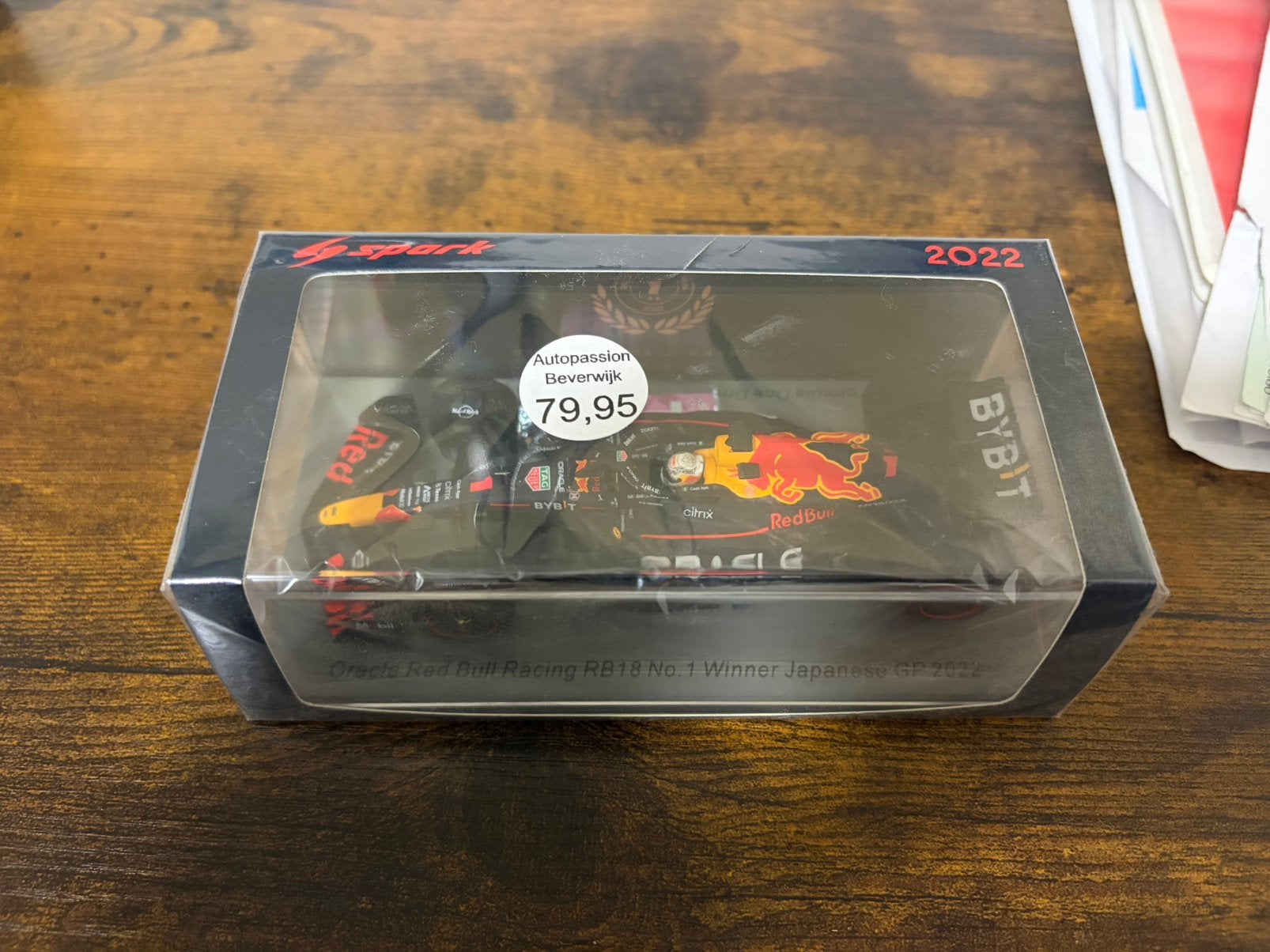 Max verstappen modellen 1:43 spark, Ophalen of Verzenden, Nieuw