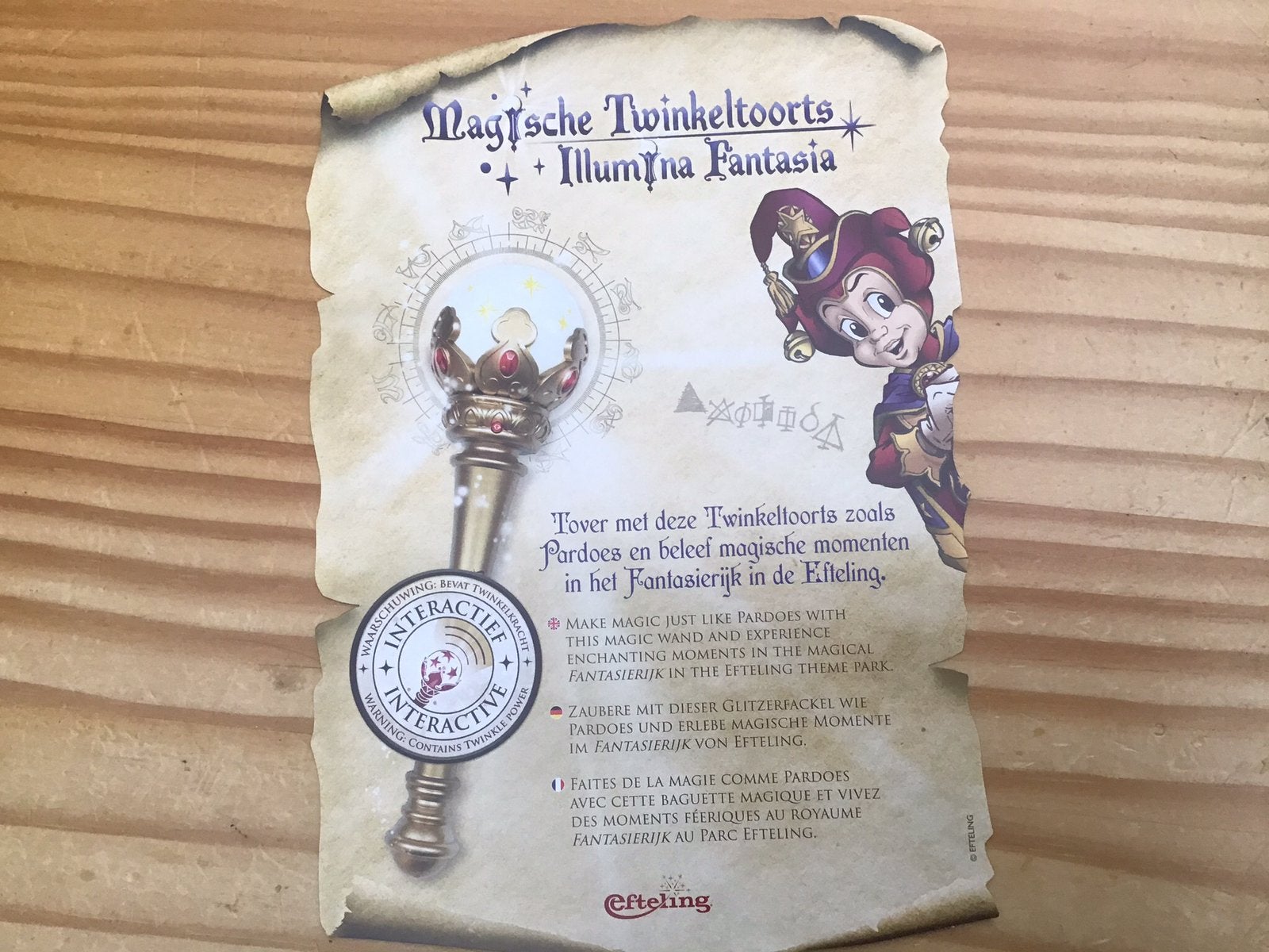 Efteling,,reclame,,Twinkeltoorts,,, Ophalen of Verzenden, Nieuw, Overige typen