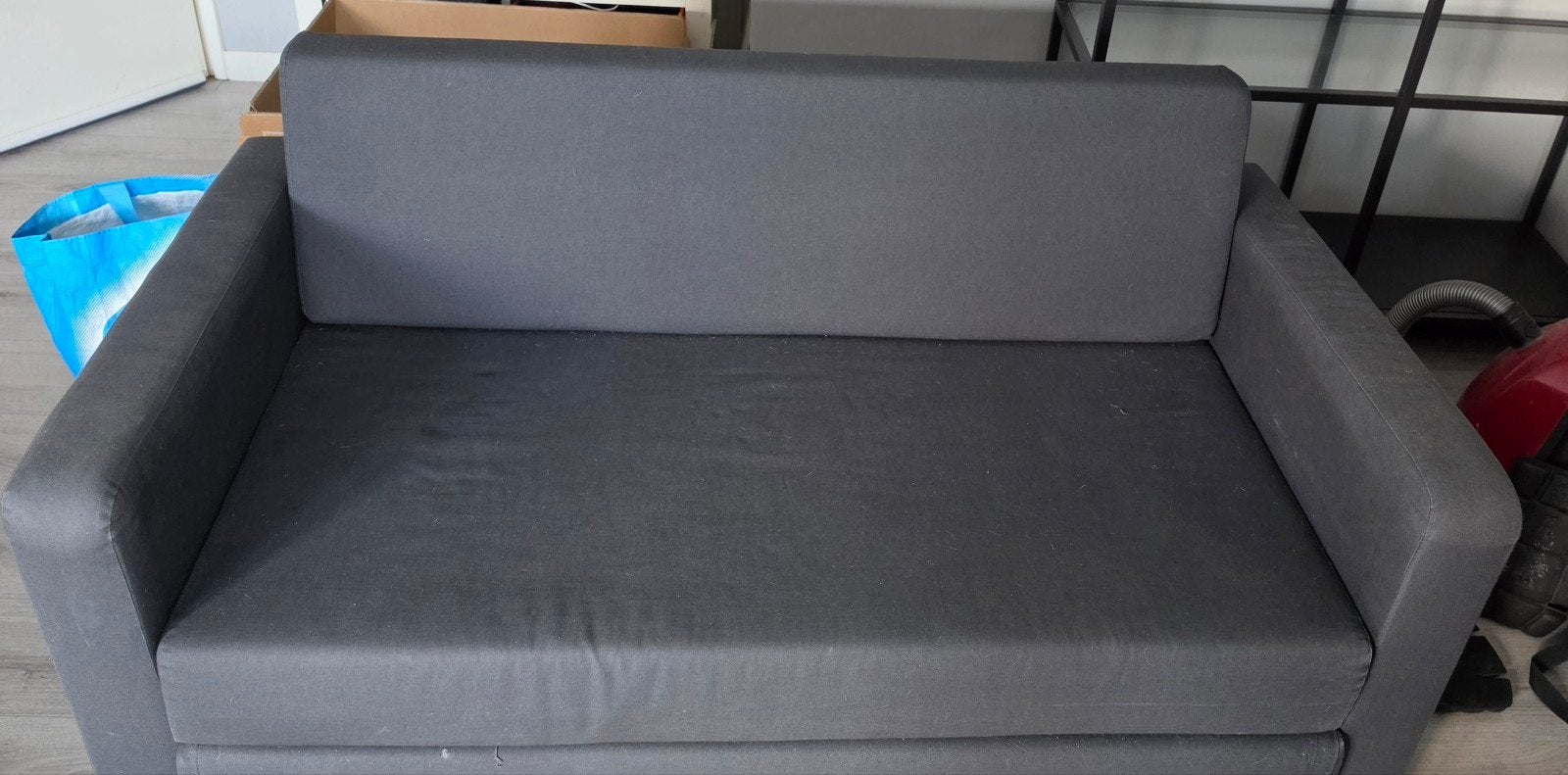 slaapbank ikea, Ophalen, Gebruikt, Blauw, Tweepersoons