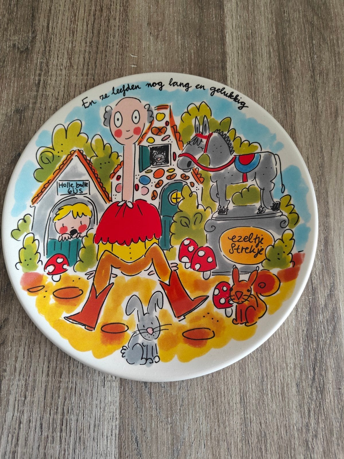 Blond Amsterdam Efteling Ontbijtbord ⌀21,5cm, Huis en Inrichting, Nieuw, Ophalen of Verzenden, Bord(en), Modern