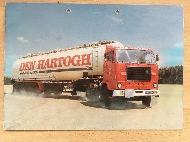 folder  Den Hatogh, Rozenburg, transportbedrijf, Ophalen of Verzenden, Gelezen, Vrachtwagen