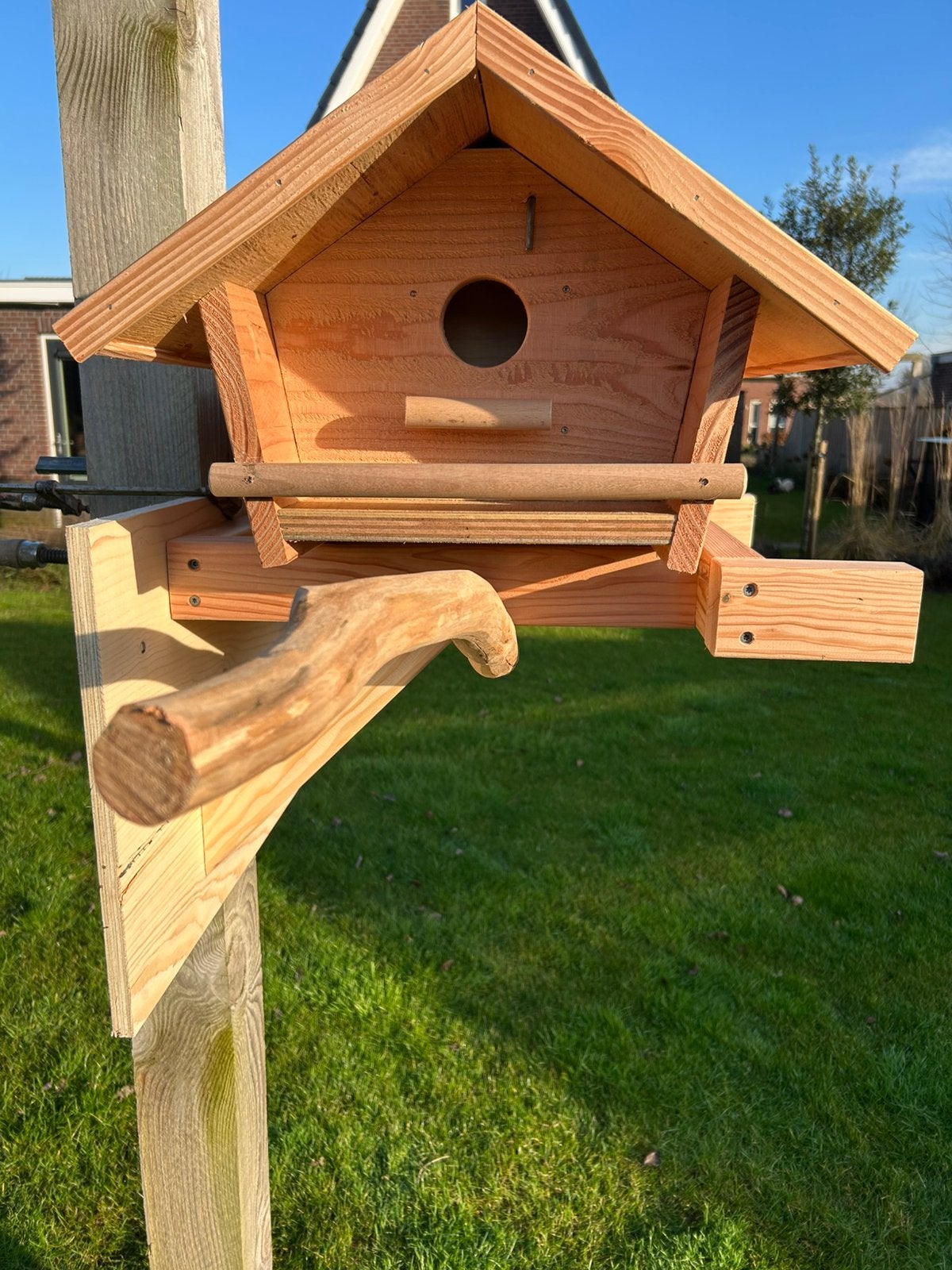 Steun steenuilen nestkast, Tuin en Terras, Vogelhuisjes en Vogelbaden, Ophalen of Verzenden, Nieuw