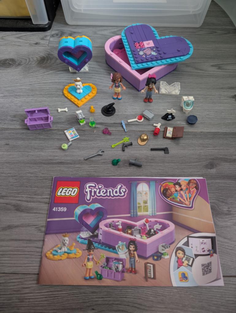 41365 lego Friends hartvormige doosjes vriendschapspakket, Ophalen of Verzenden, Zo goed als nieuw
