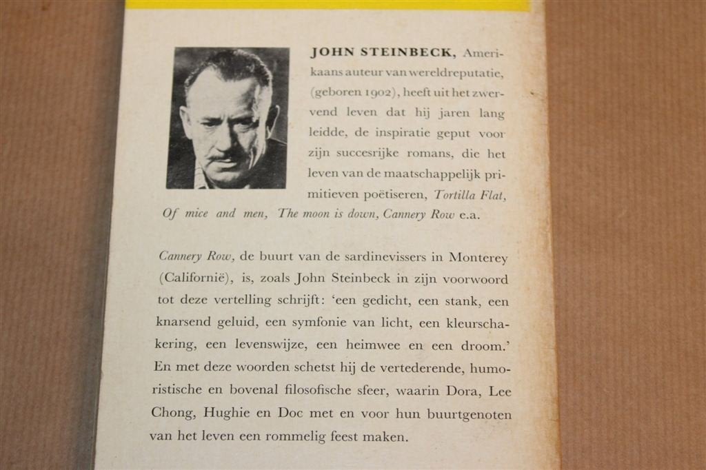 Cannery Row — Steinbeck, Meulenhoff, Vintage 1960, Boeken, Ophalen of Verzenden, Gelezen