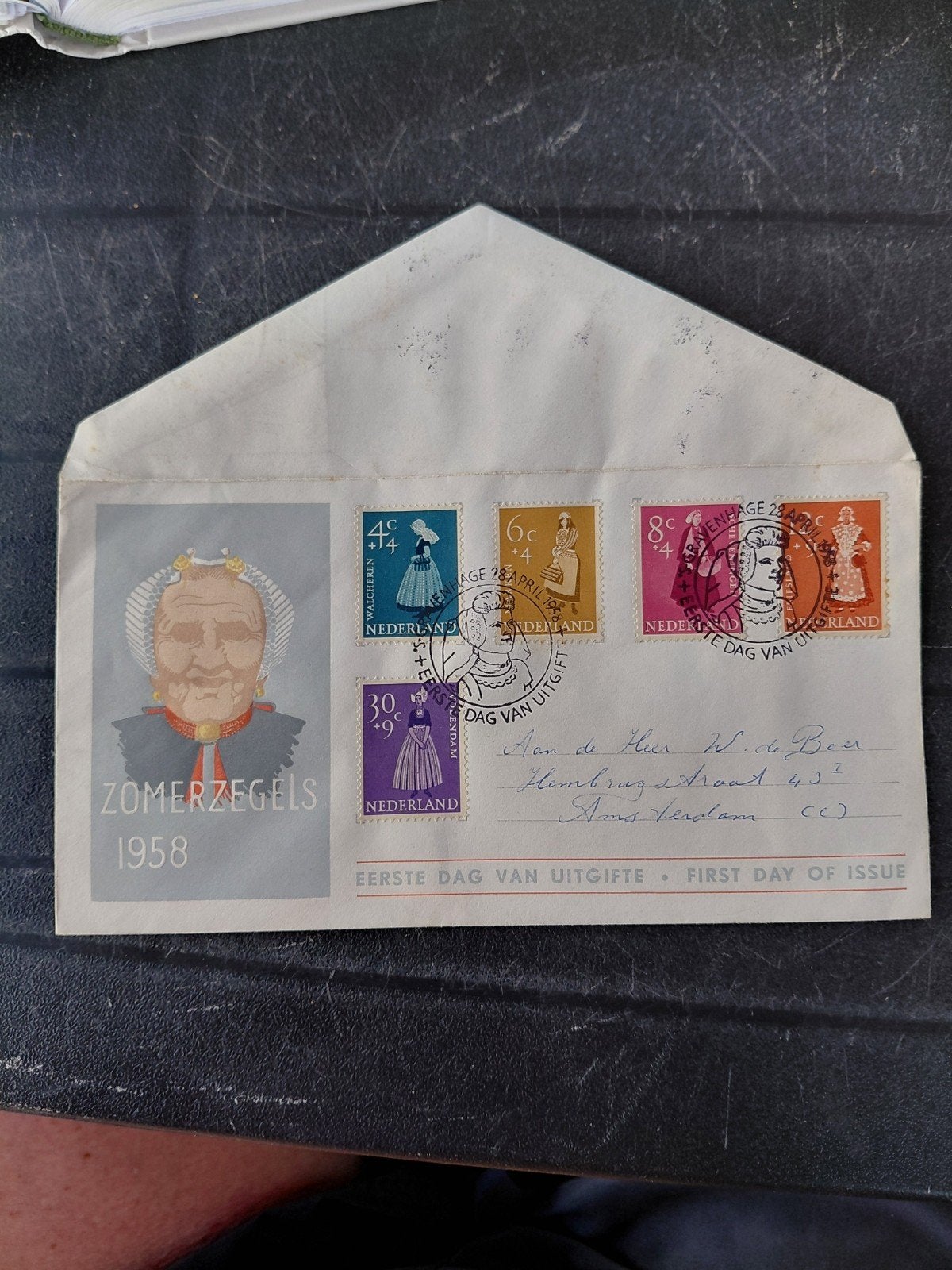 FDC E 34 Beschreven, Postzegels en Munten, Ophalen of Verzenden, Nederland