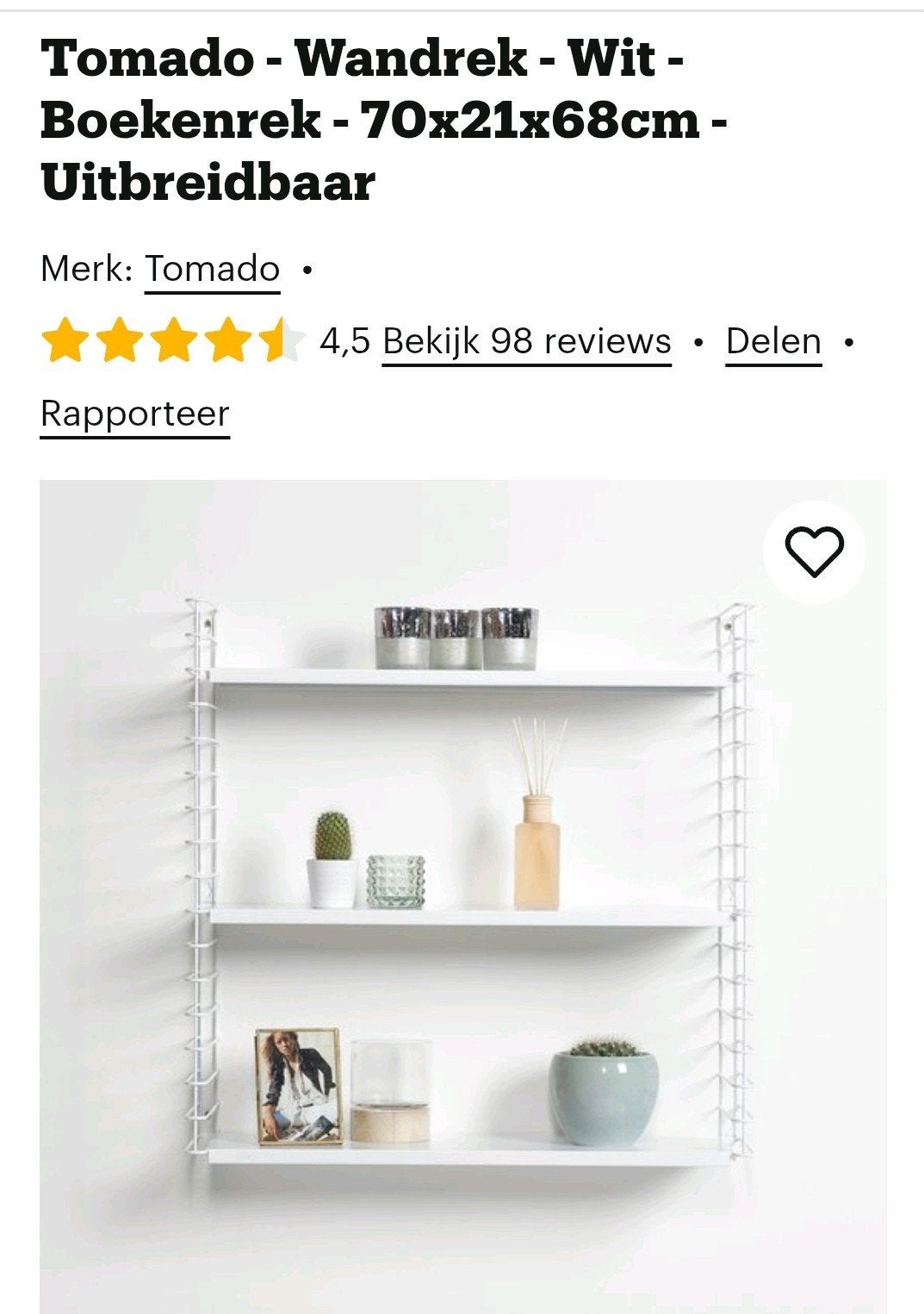 Tomado rek 🍀, Ophalen, Nieuw