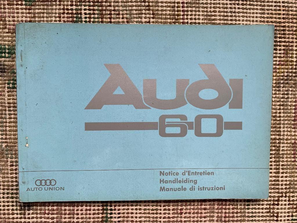 Handleiding Nederlands Audi 60 1968, Boeken, Auto's | Folders en Tijdschriften, Gelezen, Ophalen of Verzenden, Audi, Audi