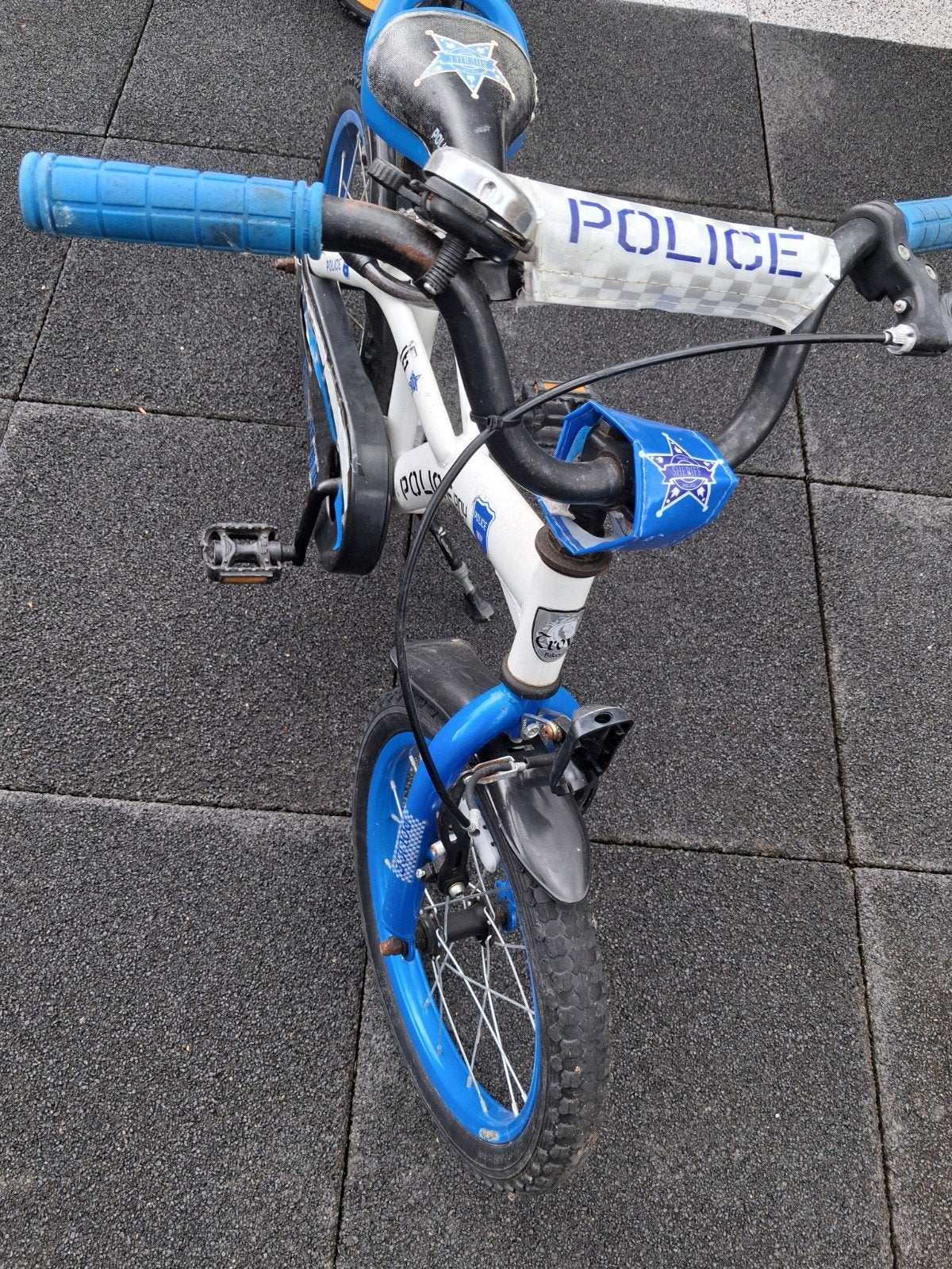 Kinderfiets 'Police Boy' - Stoere politie fiets